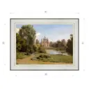 Картина в раме Декор Депо Василий Поленов "Церковь на берегу озера" E20 31x41 см