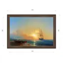 Картина в раме Декор Депо Иван Айвазовский "Рыбаки на берегу моря" E21 46x66 см