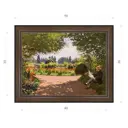 Картина в раме Декор Депо Клод Моне "Адольф Моне читает в саду" E21 36x46 см