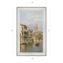 Картина в раме Декор Депо Антониетта Брандейс "Вид на Большой канал в направлении из Пьяцца Сан Марко к Палаццо Балби" E20 51x31 см