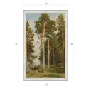 Картина в раме Декор Депо Иван Шишкин "Сосны освещенные солнцем" E20 96x61 см