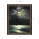 Картина в раме Декор Депо Иван Айвазовский "Ночь на Чёрном море 1894" E21 56x46 см