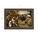 Картина в раме Декор Депо Питер Брейгель "Крестьянский танец" E21 36x51 см