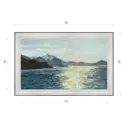 Картина в раме Декор Депо Ксения Черномор "Восход в лазурной бухте" E20 36x56 см