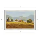 Картина в раме Декор Депо Ксения Черномор "Прекрасная капелла Виталета в долине Валь д-Орче" E20 46x71 см