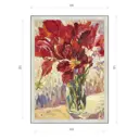 Картина в раме Декор Депо Ксения Черномор "Тюльпановая рапсодия" E20 91x66 см