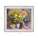 Картина в раме Декор Депо Ксения Черномор "Тюльпаны" E20 36x41 см