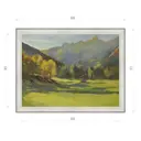 Картина в раме Декор Депо Ксения Черномор "Светлый день в Альпах" E20 51x66 см