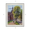 Картина в раме Декор Депо Ксения Черномор "Старая Москва Донской монастырь" E20 46x36 см