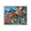 Картина в раме Декор Депо Ксения Черномор "Маки и Космос" E20 91x111 см