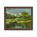 Картина в раме Декор Депо Ксения Черномор "Вид на Задонский монастырь" E21 46x56 см