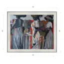 Картина в раме Декор Депо Эдуард Абжинов "День трех лун" E20 46x56 см