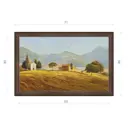 Картина в раме Декор Депо Ксения Черномор "Прекрасная капелла Виталета в долине Валь д-Орче" E21 46x71 см