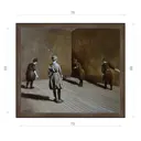 Картина в раме Декор Депо Эдуард Абжинов "Игра в ручной мяч" E21 66x76 см