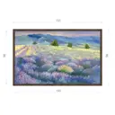Картина в раме Декор Депо Ксения Черномор "Волны лаванды" E21 96x151 см