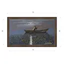 Картина в раме Декор Депо Эдуард Абжинов "Серебристая ночь" E21 46x76 см