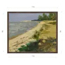 Картина в раме Декор Депо Эдуард Абжинов "Песчаный берег" E21 96x116 см