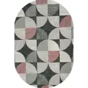 Ковер Белка Сегура Принт Махаон (93_40) овал 250x550 см полиамид