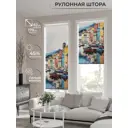 Рулонная штора AT Home Кадеро 62x170 см цвет красный, синий, желтый