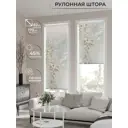Рулонная штора AT Home Тума 62x170 см цвет белый, синий