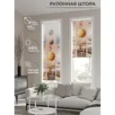 Рулонная штора AT Home Эспацио 52x170 см цвет синий, желтый, розовый