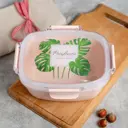 Контейнер "Расцветай и живи ярко" 800 мл Foodvibes пластик цвет зеленый