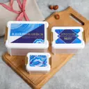 Набор контейнеров "Вдохновляйся" 130 мл 360 мл 780 мл Foodvibes пластик цвет белый