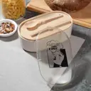 Контейнер Foodvibes 0.8 л пластик цвет бежевый