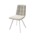Стул Mamadoma Rom 85x50x56 см велюр цвет черный/серый