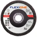 Круг лепестковый торцевой конический КЛТ2 Flexione Expert Р60 125x22.2 мм