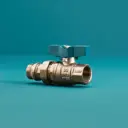 Кран шаровой прямой РМС Люкс Гшбп-15-Л 1/2" наружная-внутренняя резьба