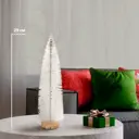 Елочка декоративная белая H29см новогодняя