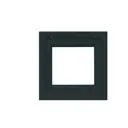 Пластиковое окно ПВХ одностворчатое 500x500 мм (ВхШ) трехкамерный белый/коричневый