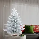 Ель новогодняя искусственная Парижская заснеженная 0.6 м