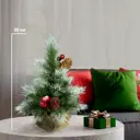 Ель новогодняя искусственная Морозная заснеженная 30 см