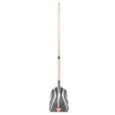 Лопата для уборки снега Offner 33.5 см x 160 см алюминий с черенком дерево
