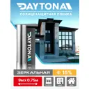 Пленка самоклеящаяся для стекла Daytona MP1150075090 0.75x9 м, цвет серебристый
