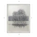 Картина в раме Декор депо Константин Малютин "Снег и деревья" E20 76x61 см без стекла