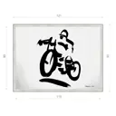 Картина в раме Декор депо Константин Малютин "Гонщик" E20 91x121 см без стекла