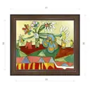 Картина в раме Декор депо Константин Малютин "Цветы" E21 36x41 см без стекла