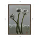 Картина в раме Декор депо Константин Малютин "Цветы лука" E21 126x96 см без стекла