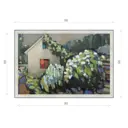 Картина в раме Декор депо Константин Малютин "Дача в Осташово" E20 66x96 см без стекла