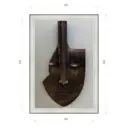 Картина в раме Декор депо Константин Малютин "Маска-лопата 1" E20 66x46 см без стекла