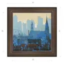 Картина в раме Декор депо Константин Малютин "Питтсбург" E21 31x31 см без стекла