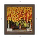 Картина в раме Декор депо Константин Малютин "Ботсад. В беседке" E21 46x46 см без стекла