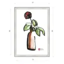 Картина в раме Декор депо Константин Малютин "Роза" E20 86x61 см без стекла