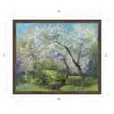 Картина в раме Декор депо Ксения Черномор "Яблони в цвету" E21 81x96 см без стекла