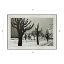 Картина в раме Декор депо Константин Малютин "Зимний пейзаж ВДНХ" E20 36x51 см без стекла