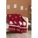 Плед Arya home Eve 200x220 см хлопок цвет красный