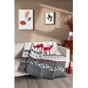 Плед Arya home Sven 150x200 см полиэстер цвет белый, серый